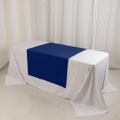 Wide Polyester 36"x72" Table Runner Royal Blue - Durable Trade Show Table Linen